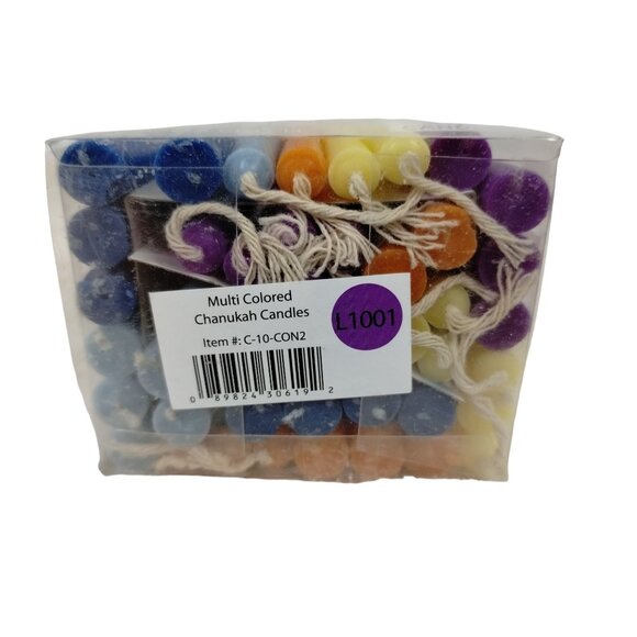 Rite Lite Chanukah Candles 45 Multicolor Pieces Fits Most Menorahs for Hanukkah - Picture 7 of 7